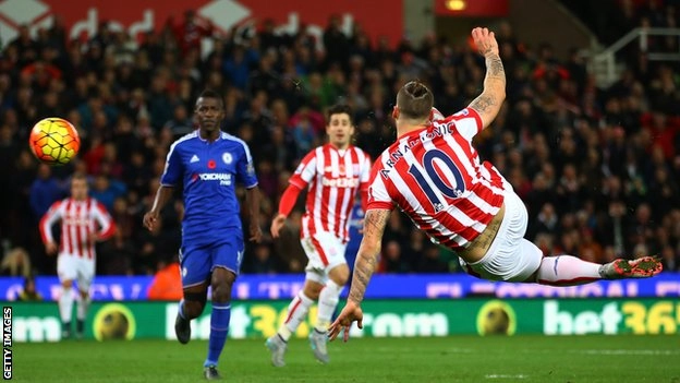 Stoke City 1-0 Chelsea (Vòng 12 Ngoại hạng Anh 2015/16)