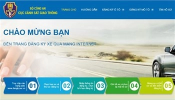 Hà Nội và TPHCM thí điểm đăng ký xe ô tô qua mạng