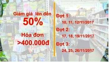 Chương trình Siêu ưu đãi tại Co.opmart, Co.opXtra