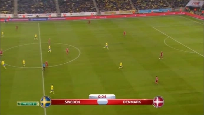 Thụy Điển 2-1 Đan Mạch (Vòng loại Euro 2016)