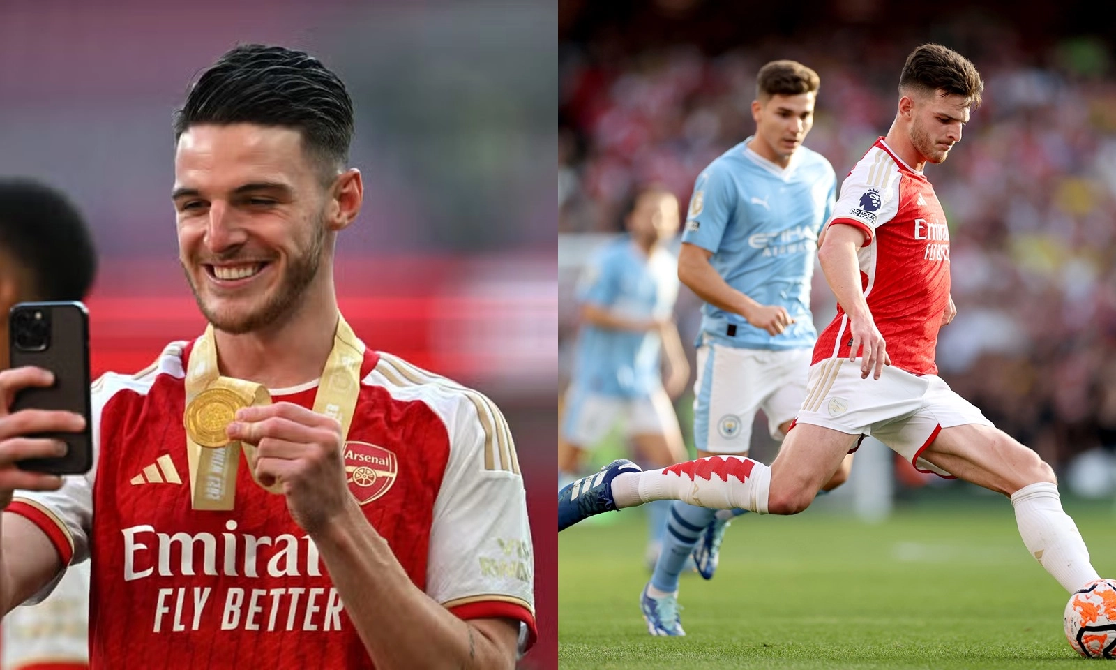 Declan Rice “nắn gân” đồng đội trước đại chiến Man City, hùng hổ tuyên bố truất ngôi vương đối thủ 