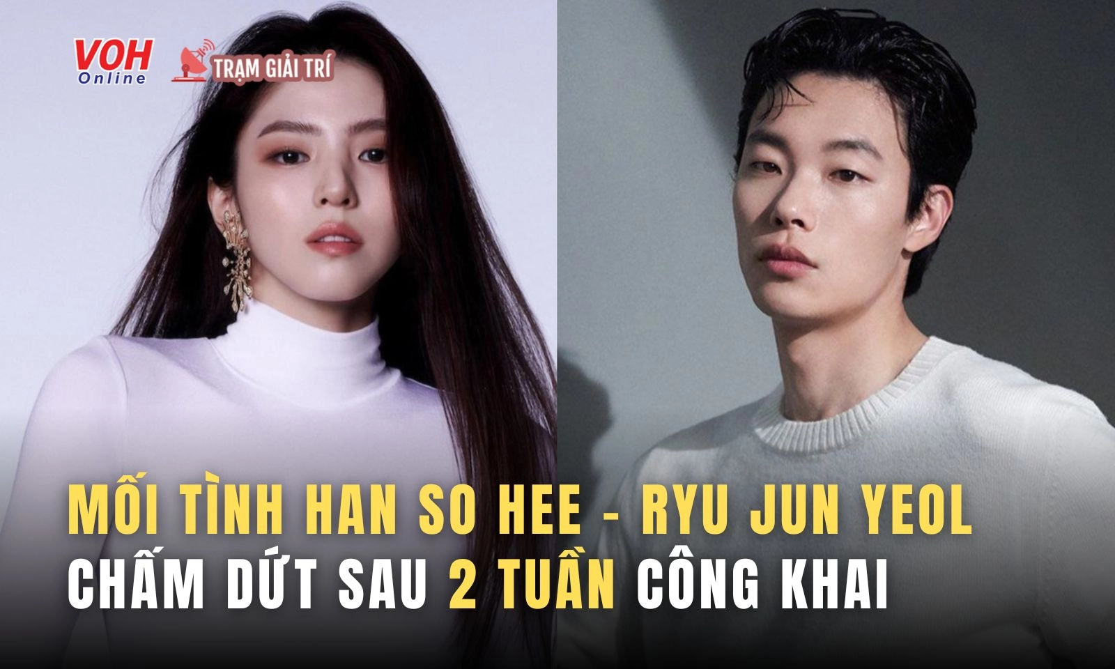 Ryu Jun Yeol và Han So Hee đường ai nấy đi sau 2 tuần công khai
