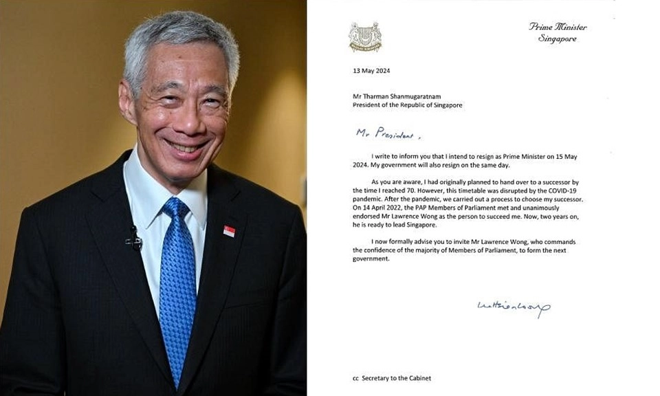 Singapore: Thủ tướng Lý Hiển Long đệ đơn từ chức