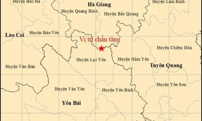 Liên tiếp động đất ở Kon Tum, Yên Bái