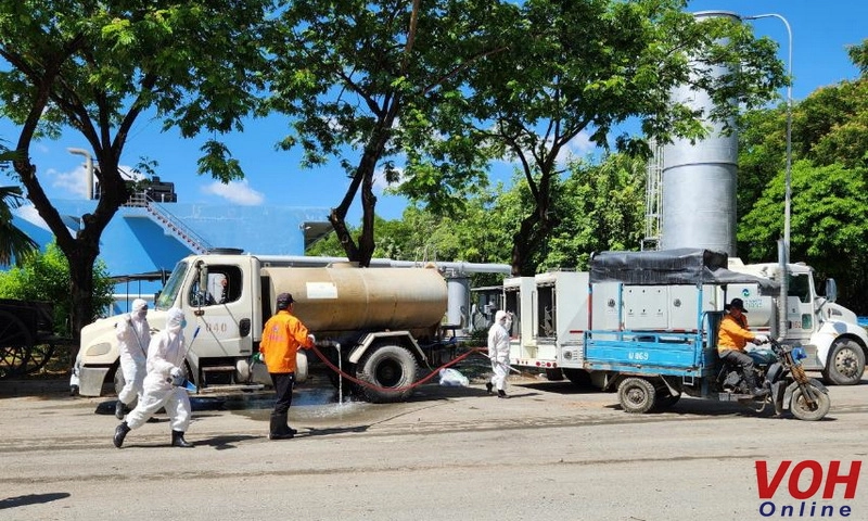 VWS diễn tập phòng ngừa và ứng phó sự cố tràn dầu, hoá chất