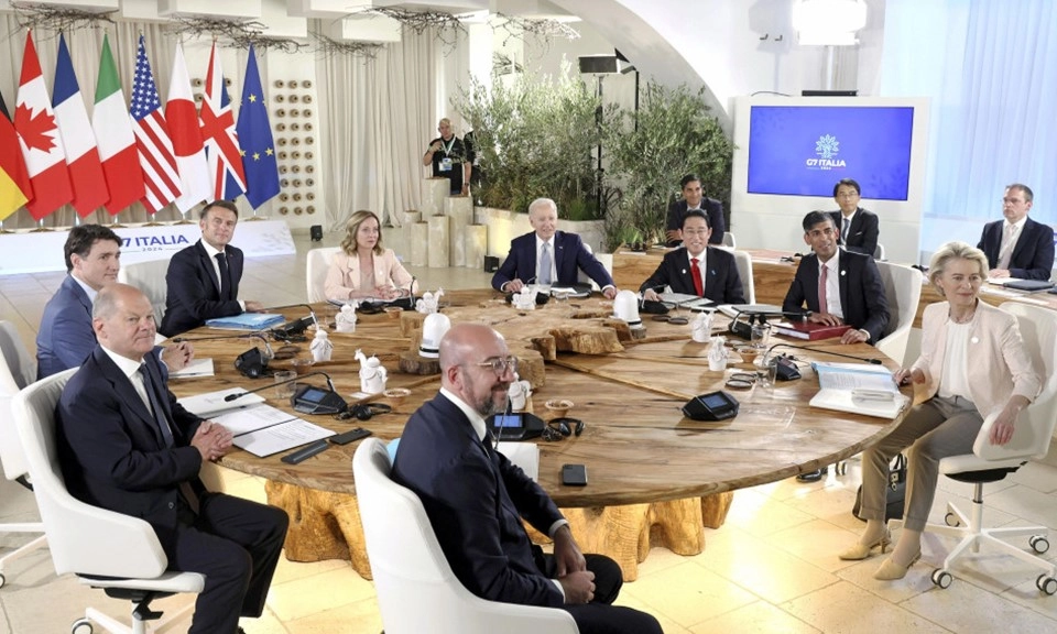 Lãnh đạo G7 nhất trí viện trợ ít nhất 50 tỷ USD cho Ukraine