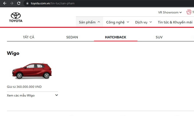 Toyota Yaris không còn trong danh sách sản phẩm của Toyota Việt Nam