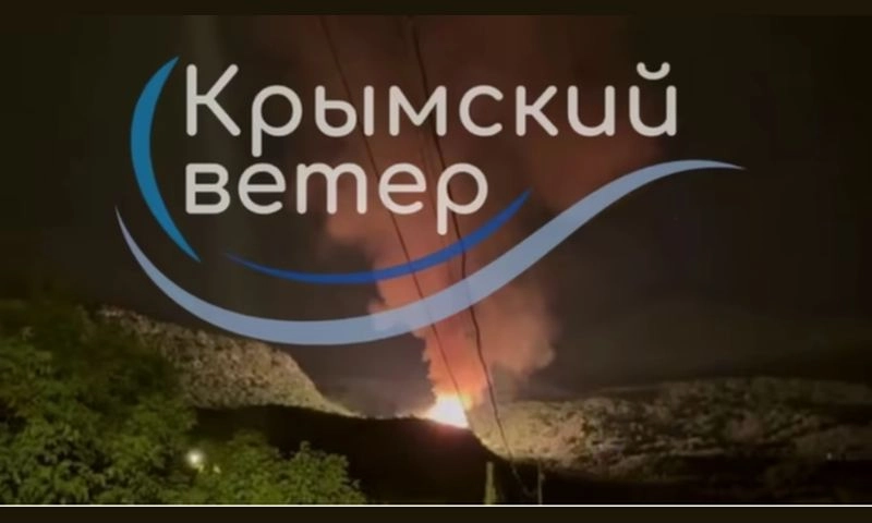 Nổ lớn ở Crimea hỏa hoạn bùng phát dữ dội
