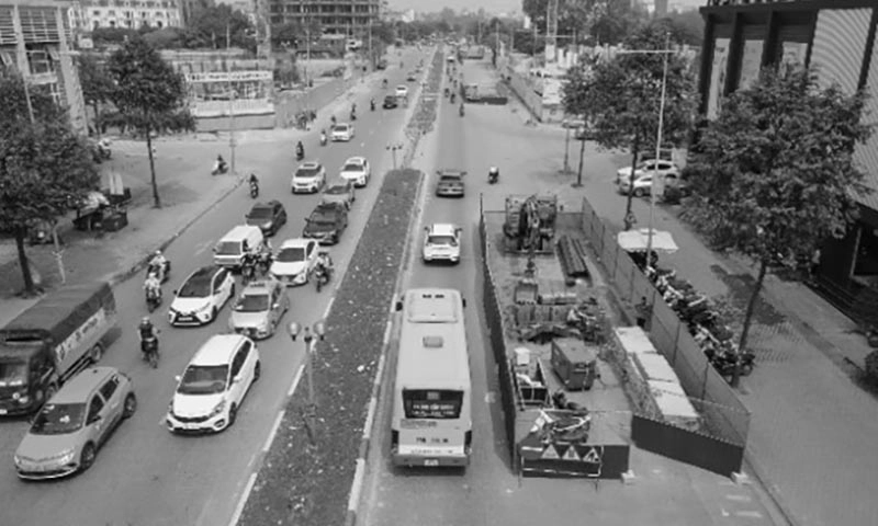 Hà Nội: Điều chỉnh giao thông để thi công dự án xử lý nước thải Yên Xá