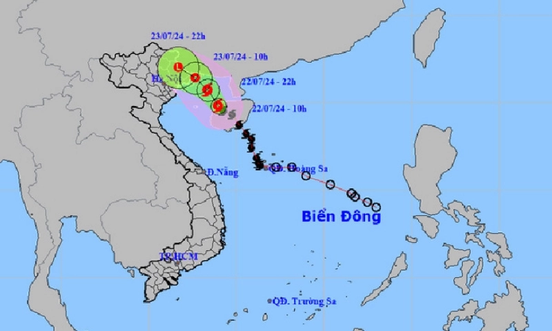 Bão số 2 tăng cấp, hướng về Quảng Ninh - Hải Phòng