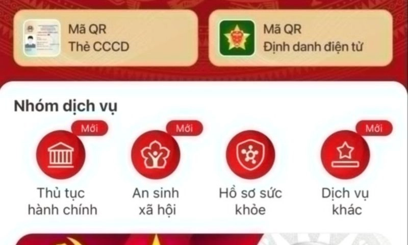 VNeID 2.1.8 khắc phục lỗi tích hợp giấy tờ
