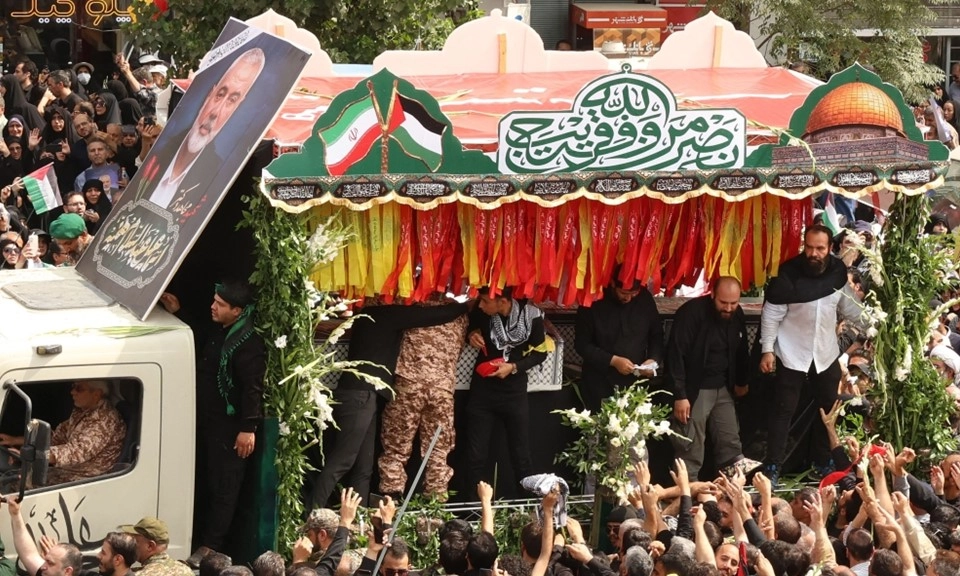 Iran tổ chức tang lễ cho thủ lĩnh Hamas Ismail Haniyeh