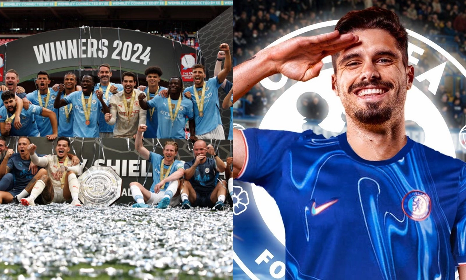 Điểm tin bóng đá 11/8: Man City lo sợ xui xẻo sau danh hiệu Siêu cúp Anh | Chelsea suýt mất Neto 