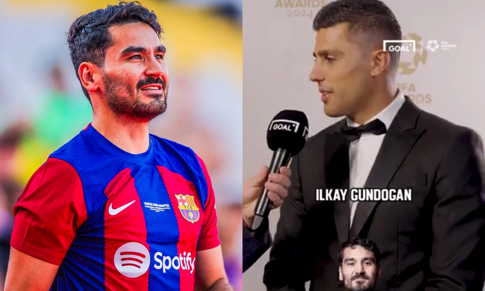 Phản ứng của Rodri khi Man City đón Gundogan trở về