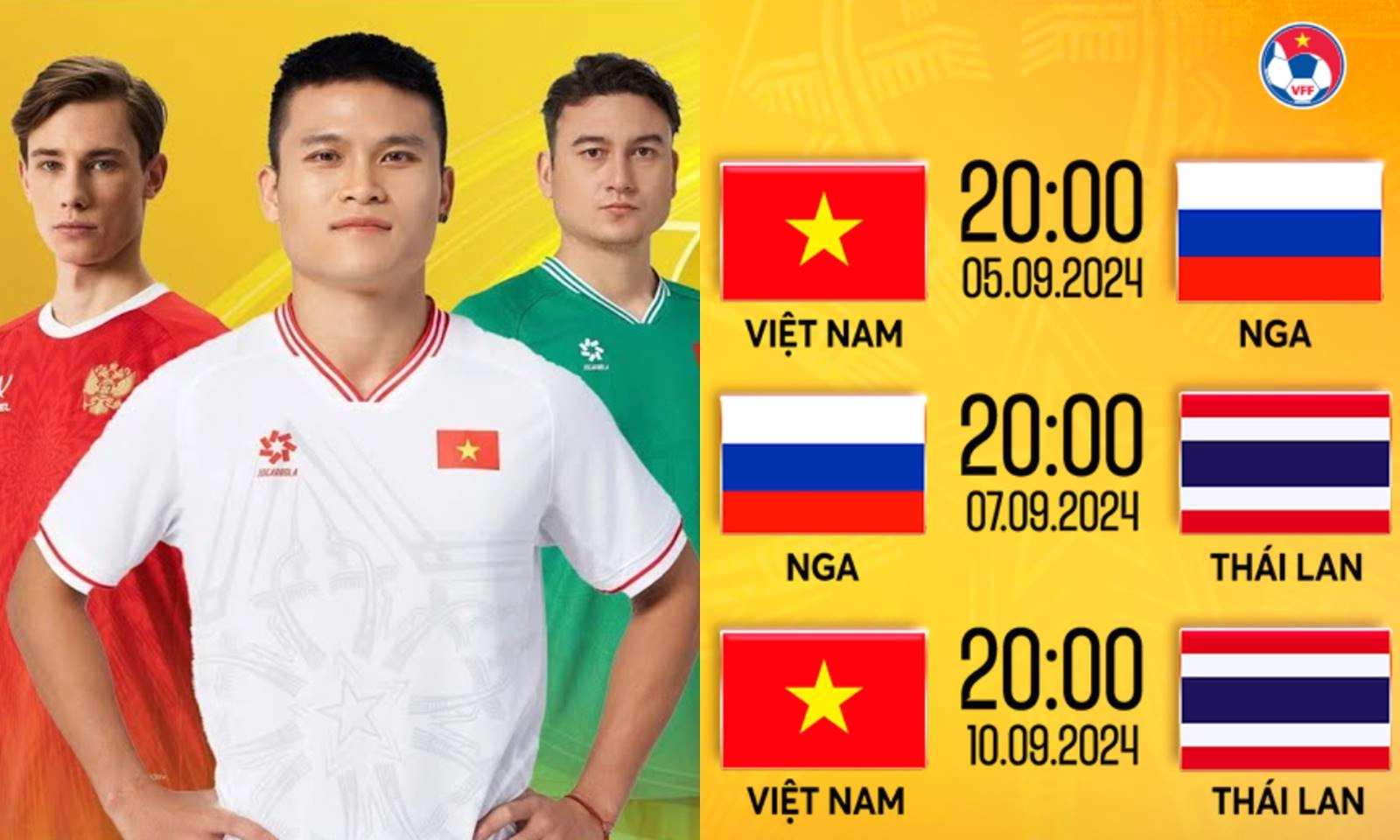 VTV sẽ truyền hình trực tiếp các trận đấu của Đội tuyển Việt Nam tại LPBank Cup 2024
