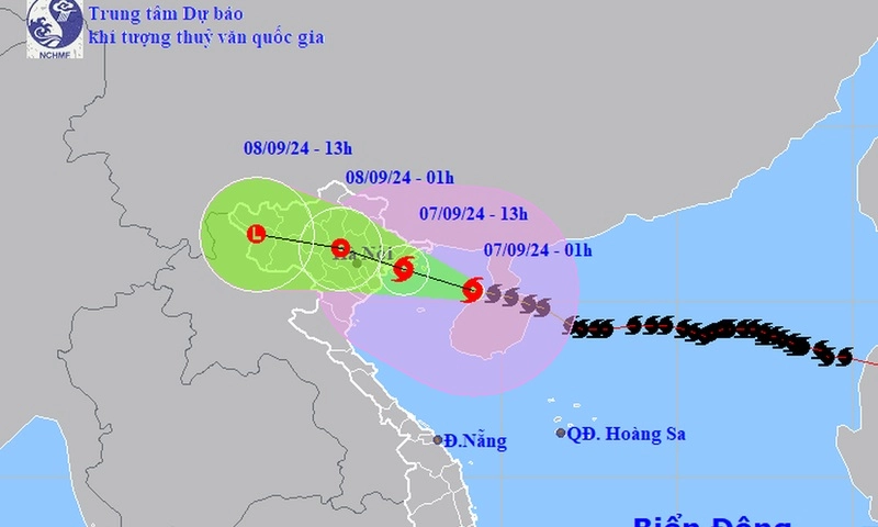    Bão số 3 mạnh cấp 14, giật cấp 17, cách Quảng Ninh 170km