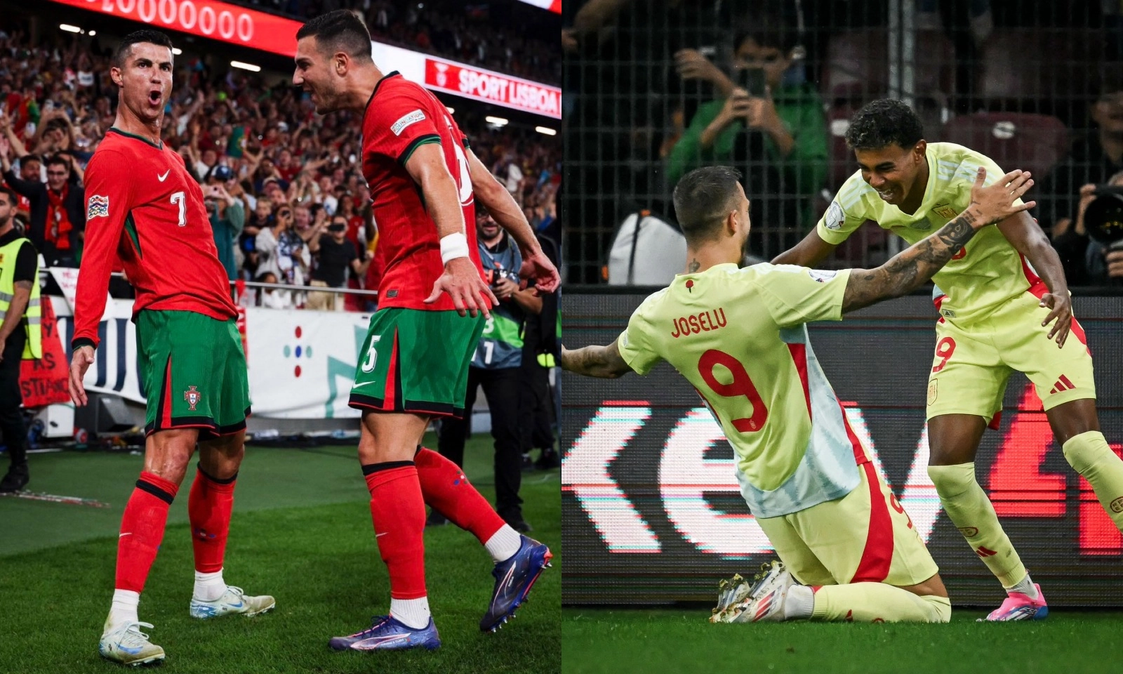Kết quả Nations League 9/9: Ronaldo giúp Bồ Đào Nha ngược dòng | Tây Ban Nha vượt khó thị uy