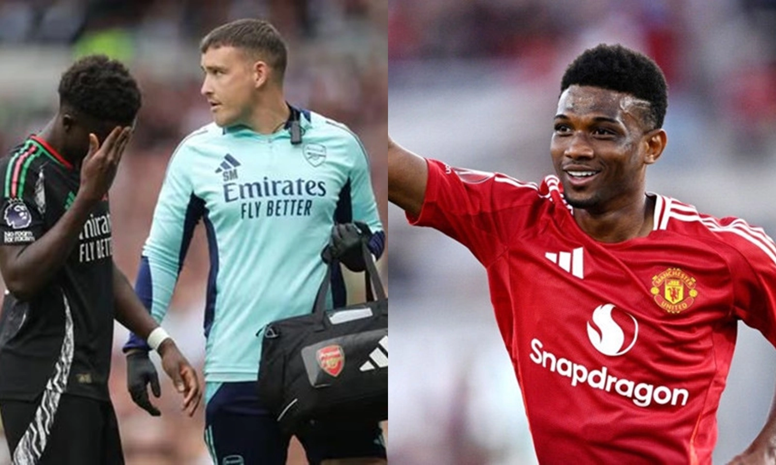 Điểm tin bóng đá 17/9: Saka bình phục trước đại chiến Man City | MU “trói chân” Amad Diallo 
