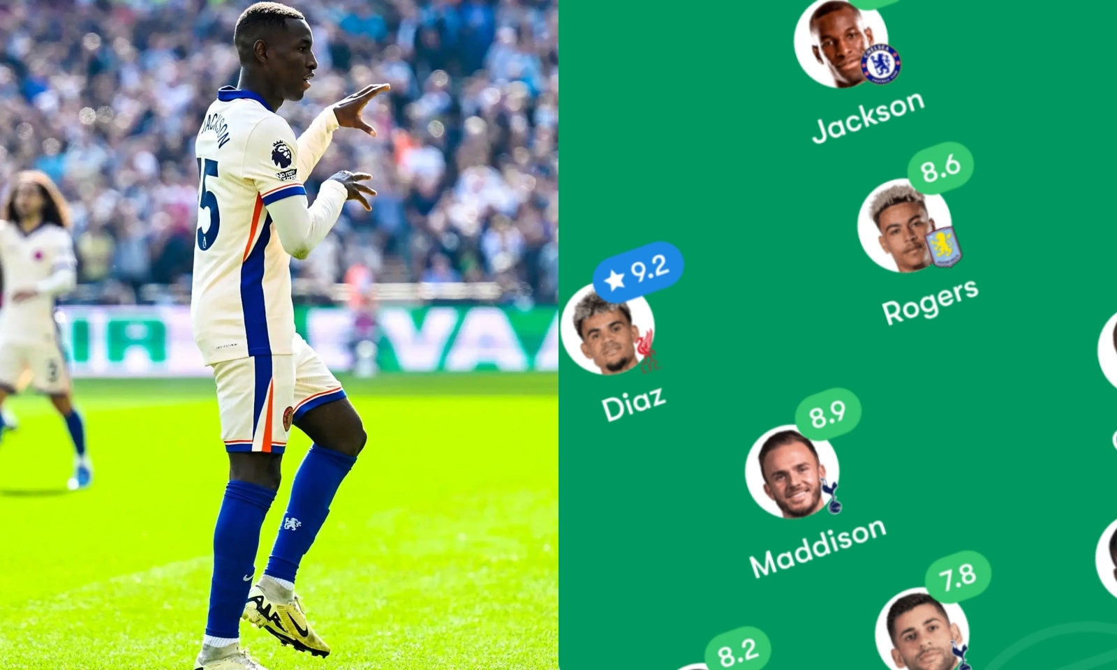 Đội hình tiêu biểu Vòng 5 Ngoại hạng Anh: Cặp đôi Chelsea | MU ôm hận vì 