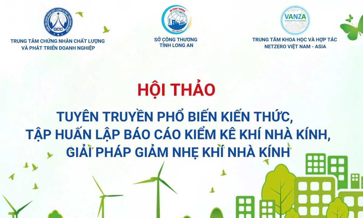 Hội thảo kiểm kê khí nhà kính - Nâng cao kiến thức và hành động cho thị trường cacbon và thuế cacbon