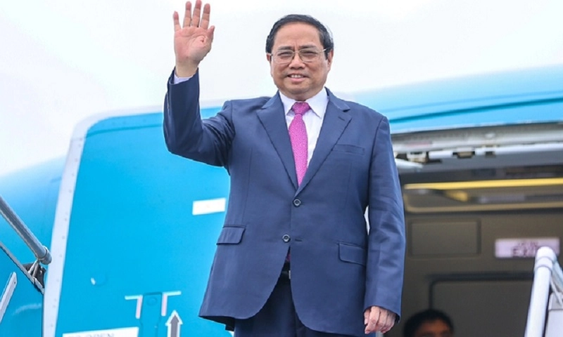 Thủ tướng Phạm Minh Chính dẫn đầu đoàn Việt Nam dự Hội nghị cấp cao ASEAN tại Lào