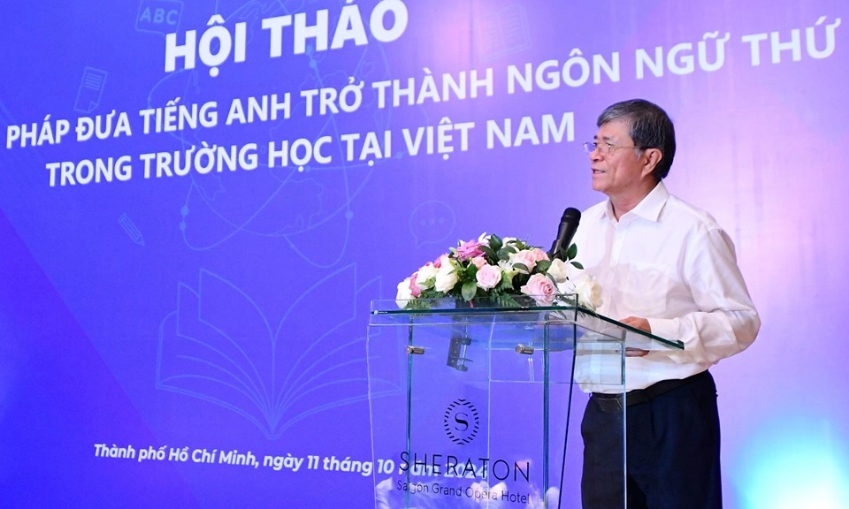 TPHCM sẽ tiên phong ‘đưa tiếng Anh trở thành ngôn ngữ thứ hai trong trường học’