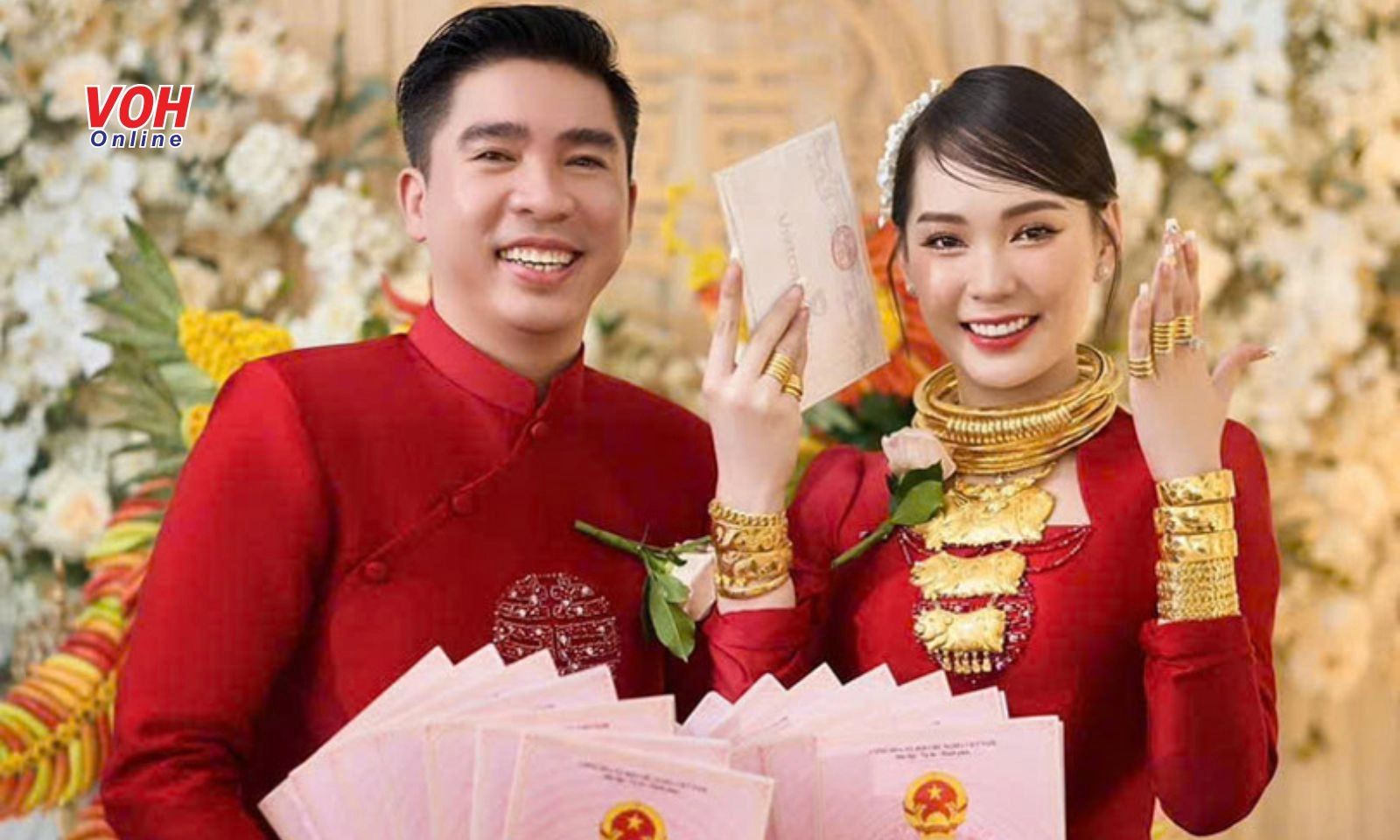 Cô gái Kiên Giang kết hôn với chồng lớn hơn 15 tuổi, quà cưới 15 cây vàng, 15 sổ đỏ