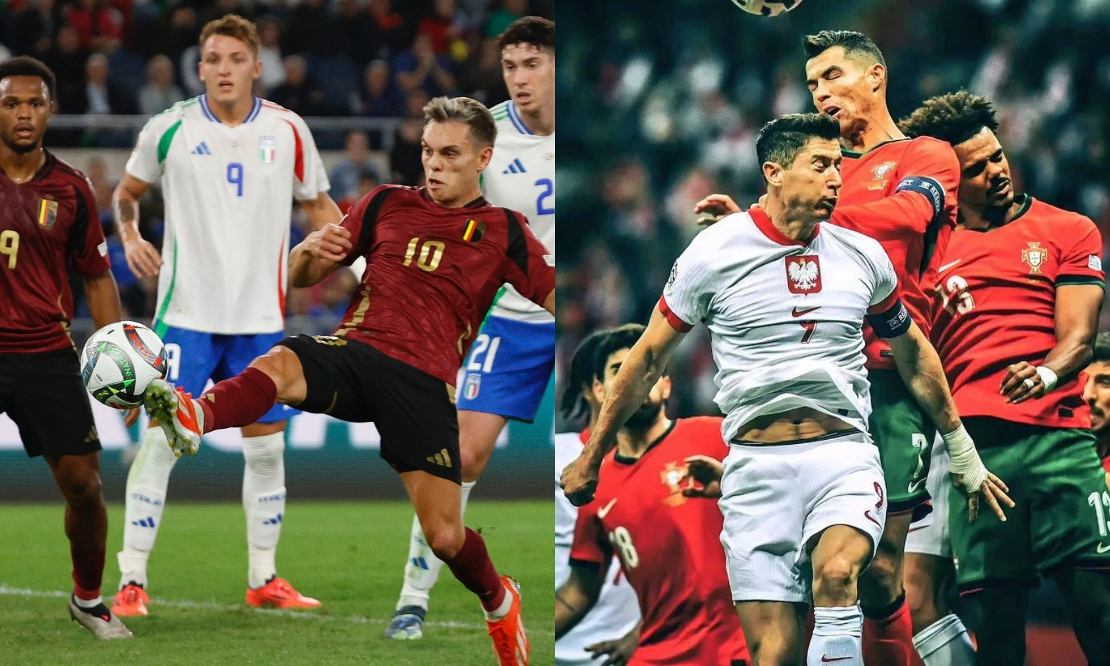 Lịch thi đấu Nations League tuần này: Bỉ vs Ý | Bồ Đào Nha vs Ba Lan