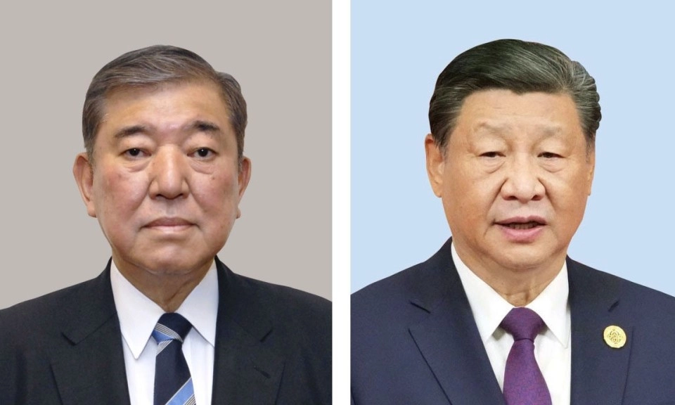 Thủ tướng Nhật Bản Shigeru Ishiba và Chủ tịch Tập Cận Bình có thể sẽ tổ chức hội nghị thượng đỉnh