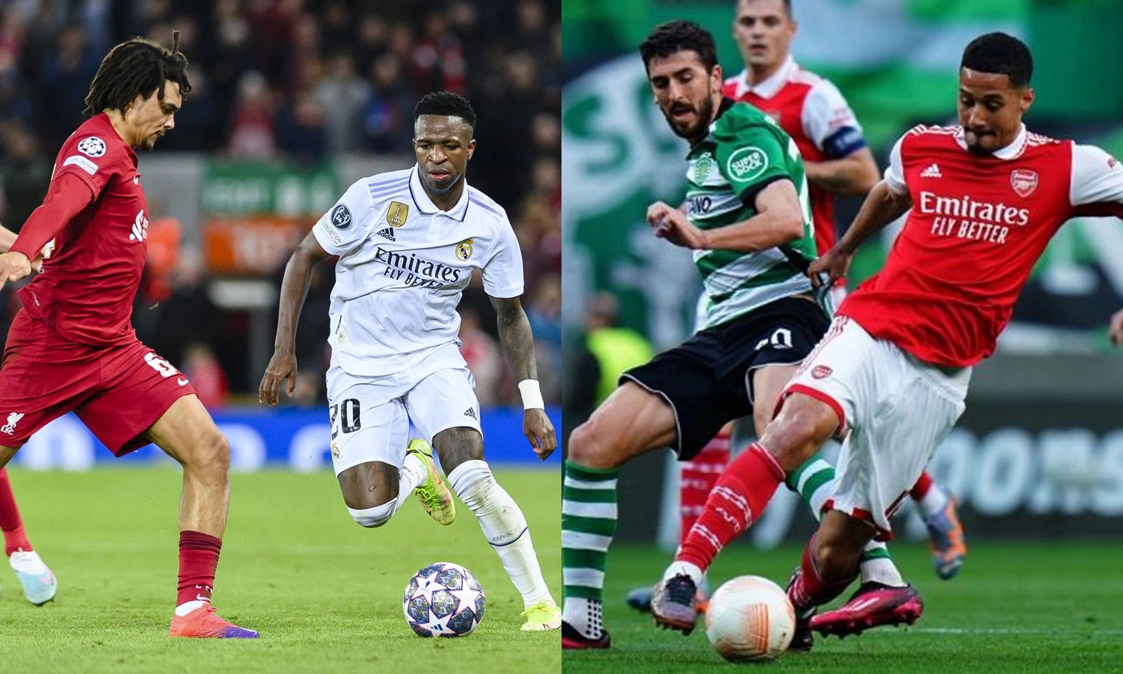 Lịch thi đấu Champions League tuần này: Sporting Lisbon vs Arsenal | Liverpool vs Real Madrid 