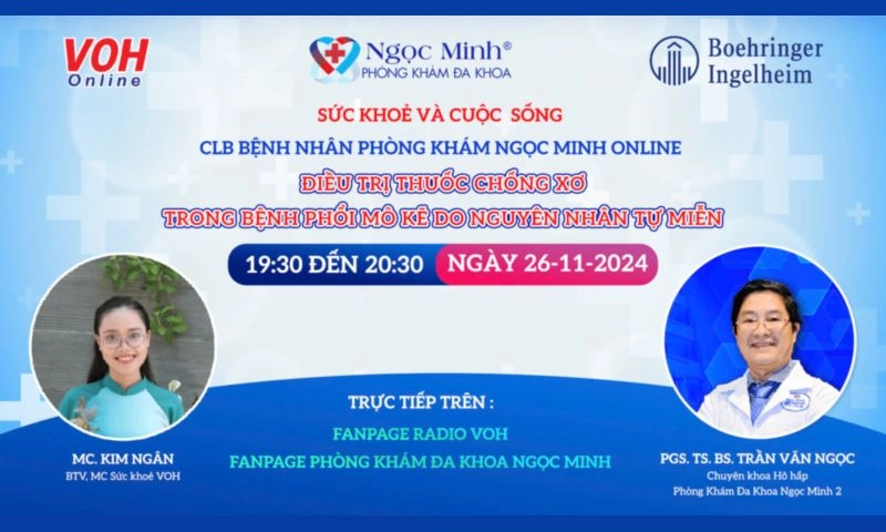 [Livestream] Điều trị thuốc chống xơ trong bệnh phổi mô kê do nguyên nhân tự miễn
