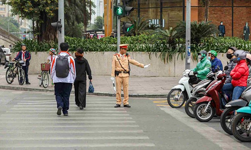 Hà Nội: xây dựng mô hình “Ngã tư an toàn giao thông”