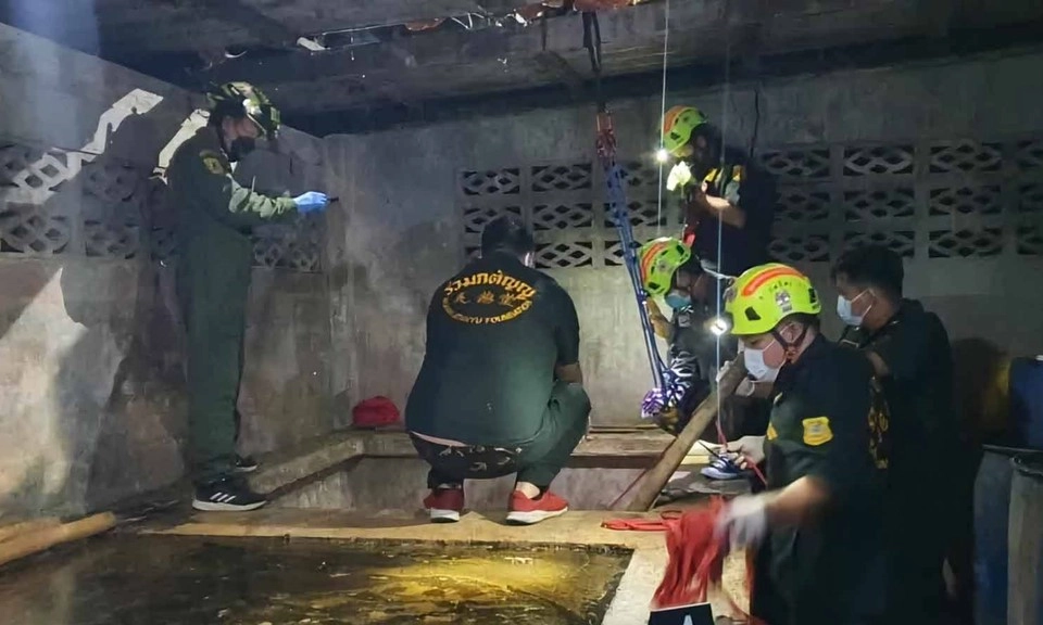 5 người đàn ông tử vong trong bể lên men cá tại Thái Lan