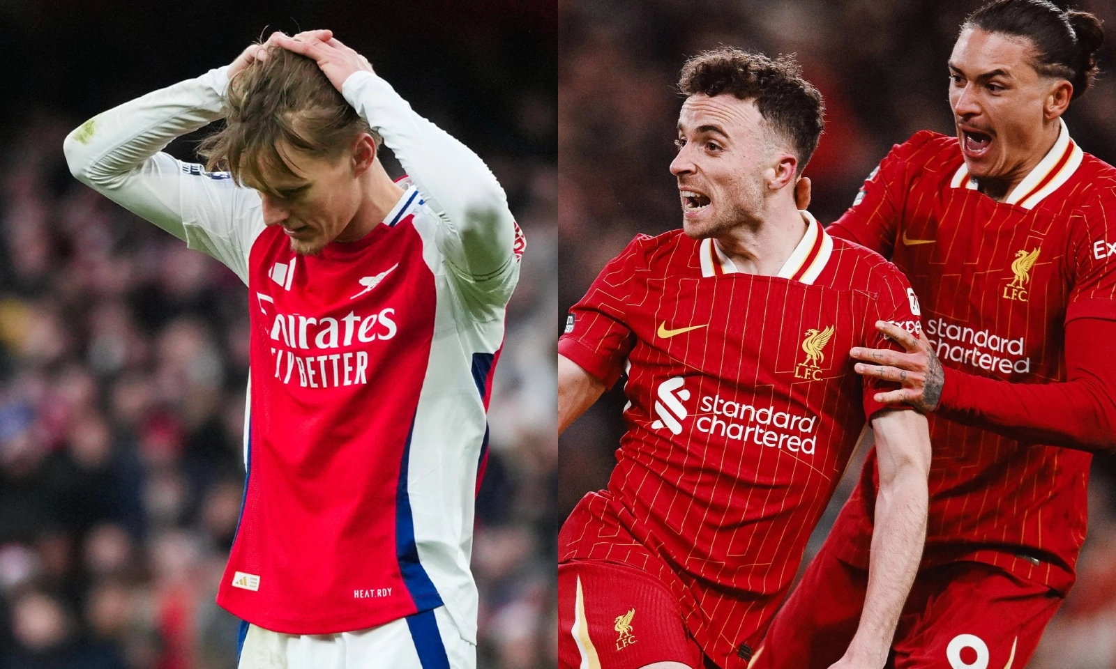 Kết quả Ngoại hạng Anh: Arsenal bế tắc sảy chân | Liverpool suýt gục ngã vì thẻ đỏ