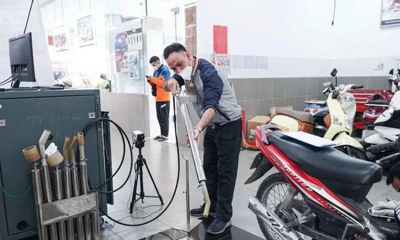 Từ 1/1/2025, quy định kiểm định khí thải xe máy có hiệu lực 