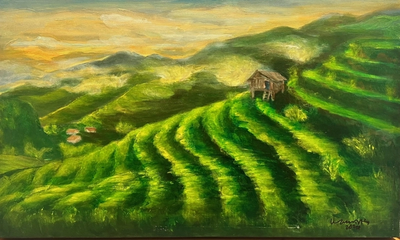 Khi nhà báo vẽ tranh