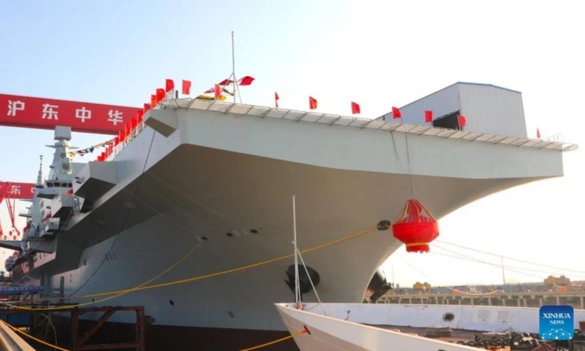 Trung Quốc hạ thủy tàu đổ bộ tấn công Type 076 mới với công nghệ siêu vượt âm