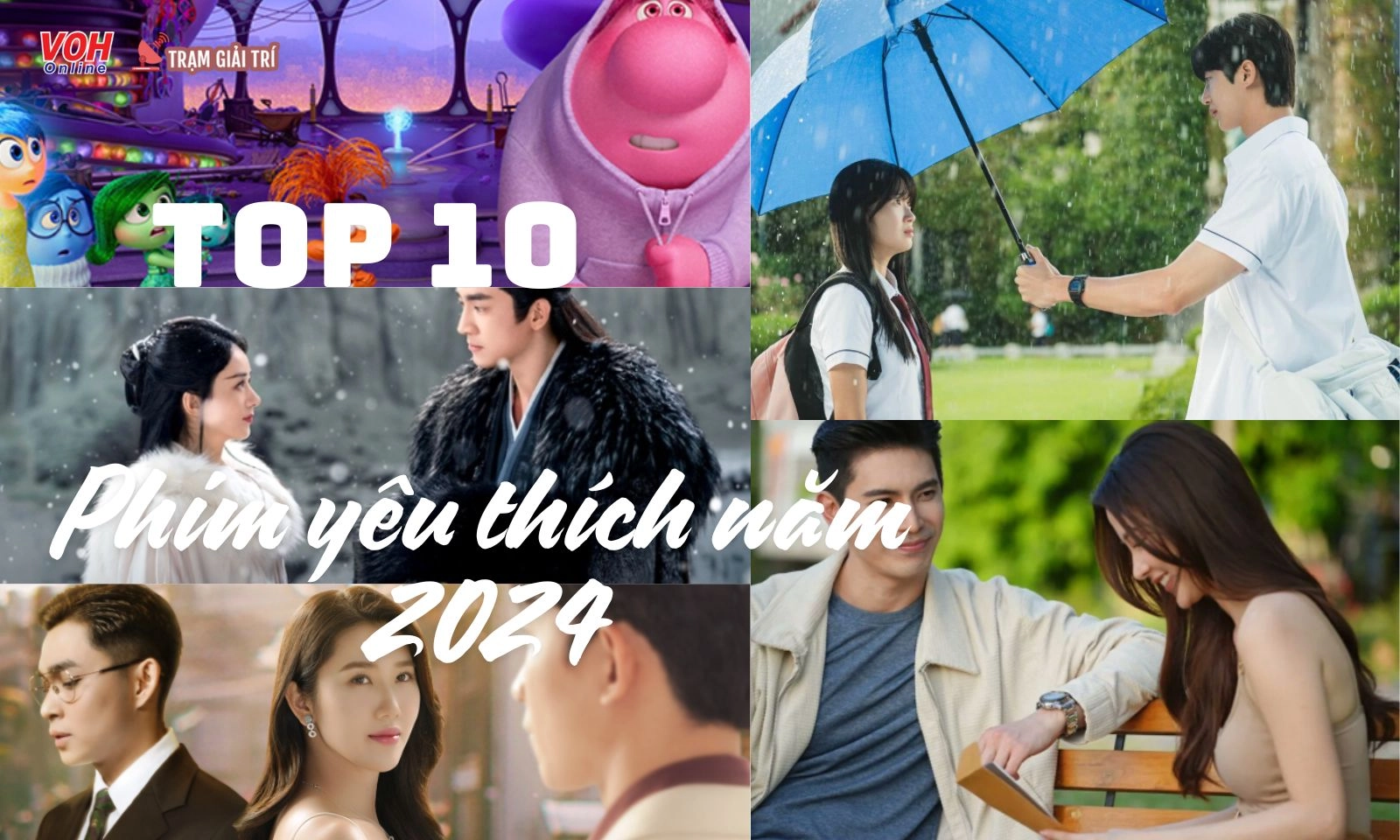 Top 15 phim truyền hình chiếu mạng được khán giả Việt Nam yêu thích nhất 2024