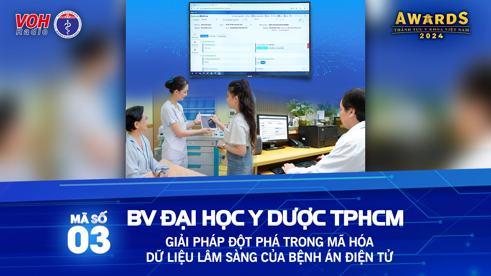 Đề cử 3: Ứng dụng SNOMED CT mã hóa bệnh án chuyên khoa trong Bệnh án điện tử