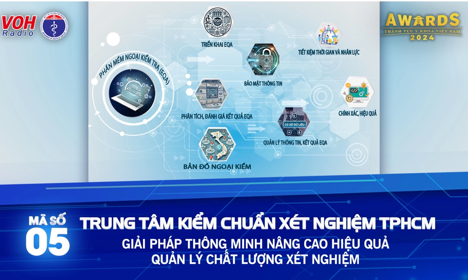 Đề cử 5: Giải pháp thông minh nâng cao hiệu quả quản lý chất lượng  xét nghiệm