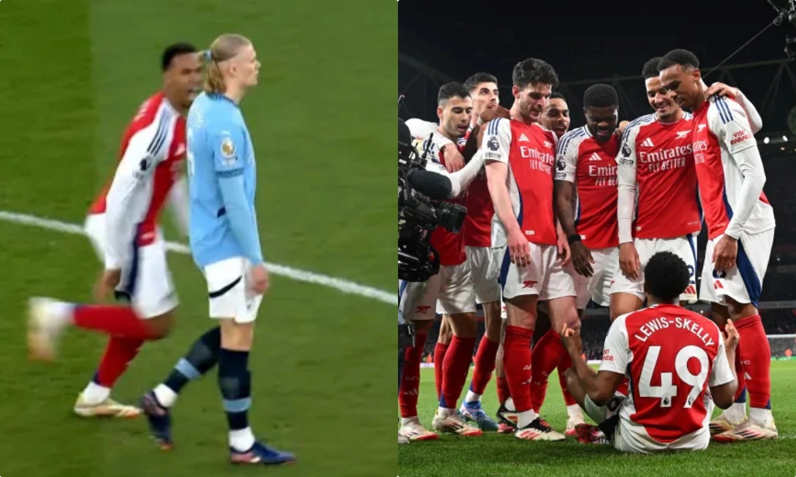 Man City thua thảm, Haaland bị dàn sao Arsenal hùa nhau cà khịa