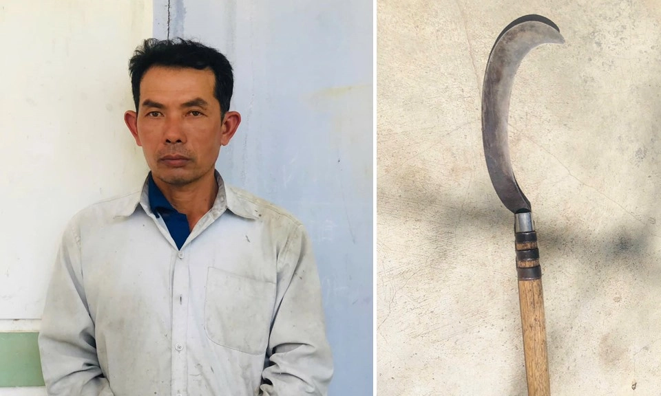 Bắt đối tượng dùng dao rựa chém chết người do ghen tuông
