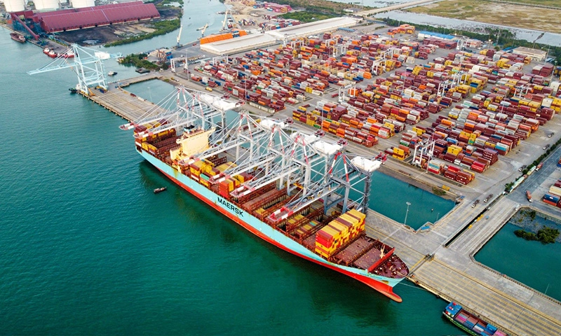 Chuyến tàu đầu tiên của Hợp tác Gemini làm hàng tại Cảng Cái Mép