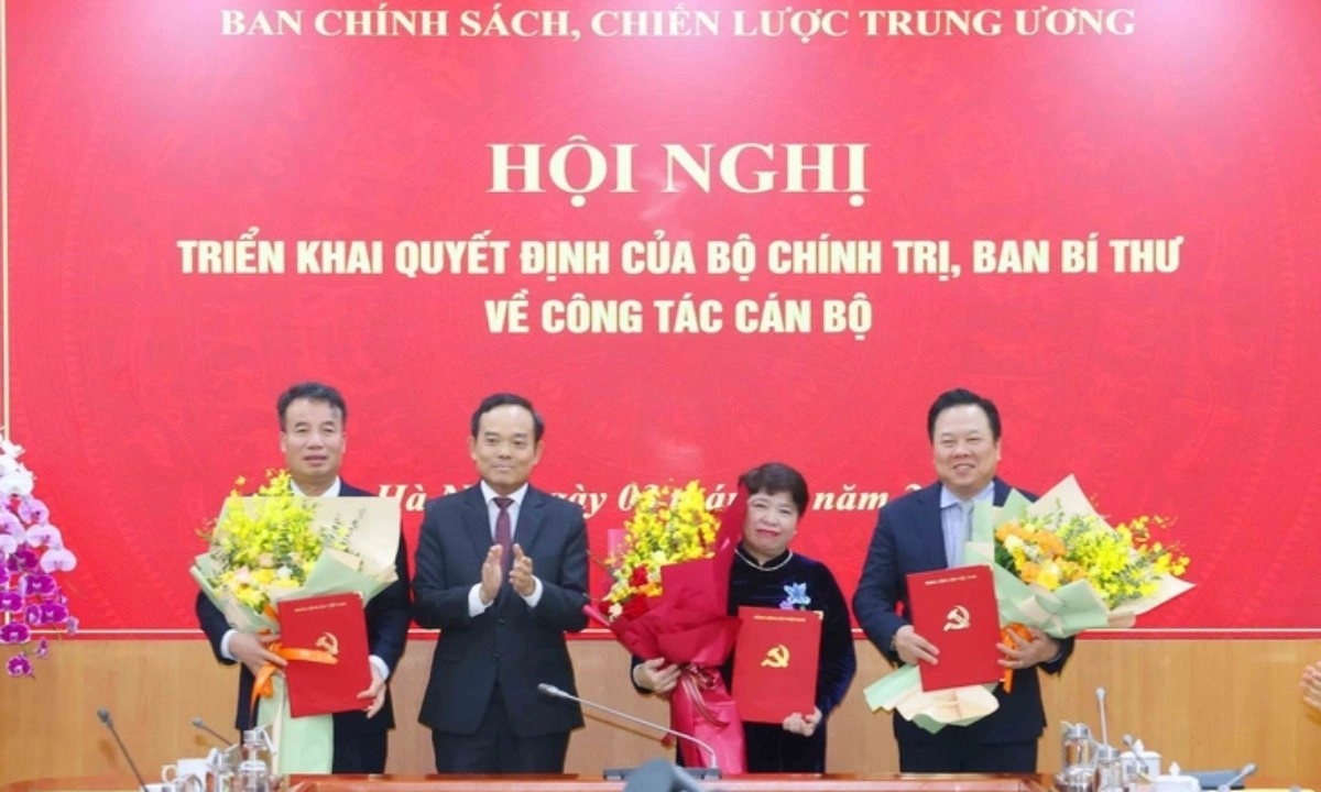 3 tân phó ban Chính sách, chiến lược Trung ương