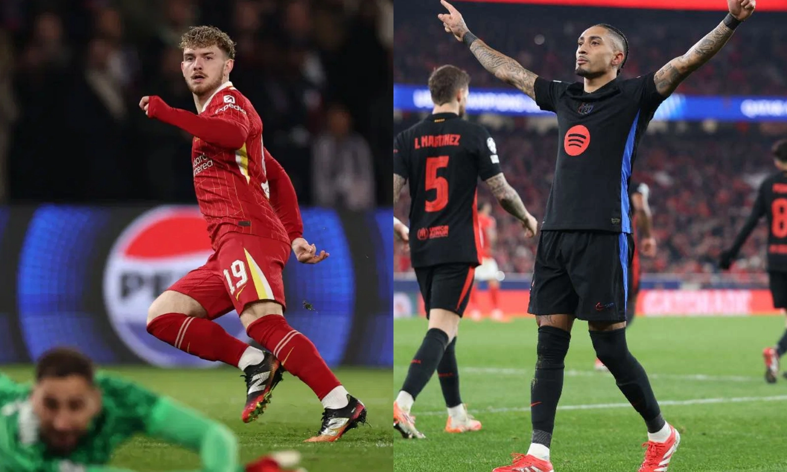 Kết quả Champions League hôm nay: Liverpool kết liễu PSG không tưởng | Raphinha sửa sai thẻ đỏ Barca