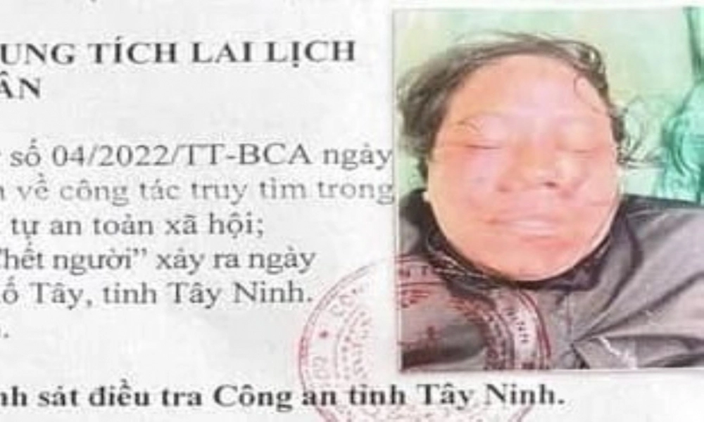 Truy tìm tung tích nạn nhân tử vong bí ẩn tại Tây Ninh
