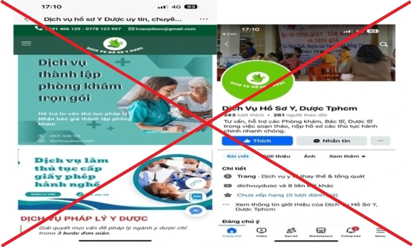 Cảnh báo tình trạng giả mạo dịch vụ cấp phép hành nghề y, dược