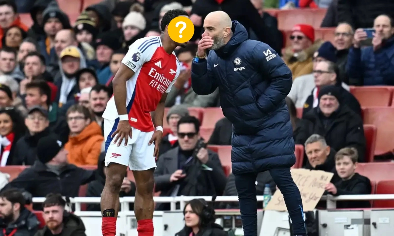 Bị Maresca xỏ xiên, lá chắn thép Arsenal đáp trả cực gắt giữa trận