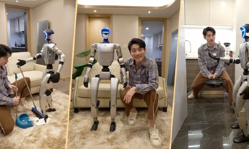Chàng trai chi mạnh tay thuê robot về làm người yêu