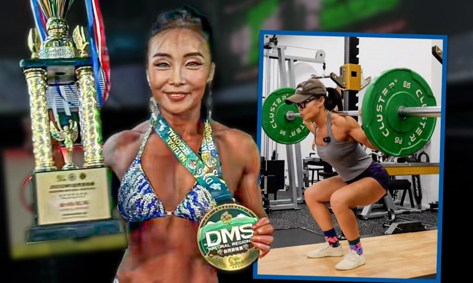 Bà lão cơ bắp vượt mặt người trẻ để giành danh hiệu vô địch thể hình